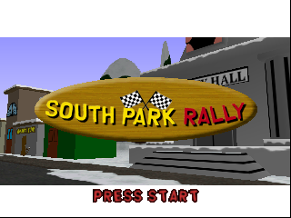South Park title screen for Nintendo 64